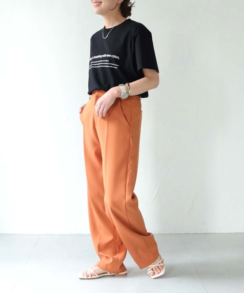 HER CLOSET（ハークローゼット）の「【shemoshelly】WEB限定EachdayロゴTシャツ（Tシャツ/カットソー・レディース・ブラック/ホワイト・S/M/L）」の17枚目の写真