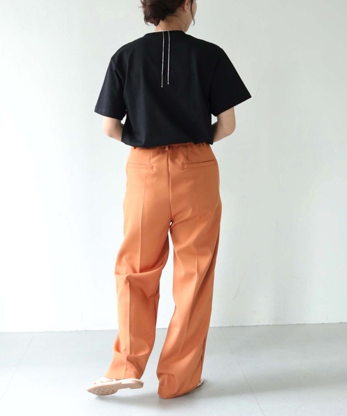 HER CLOSET（ハークローゼット）の「【shemoshelly】WEB限定EachdayロゴTシャツ（Tシャツ/カットソー・レディース・ブラック/ホワイト・S/M/L）」の18枚目の写真