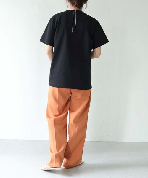 HER CLOSET（ハークローゼット）の「【shemoshelly】WEB限定EachdayロゴTシャツ（Tシャツ/カットソー・レディース・ブラック/ホワイト・S/M/L）」の21枚目の写真