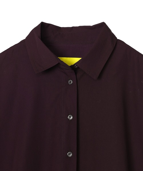 MARQUES ALMEIDA(マルケスアルメイダ)の「MARQUES ALMEIDA XXL SHORT SLEEVE SHIRT DRESS PRE22DR0364SHT(シャツワンピース・レディース・バーガンディー・X-SMALL)」の2枚目の写真