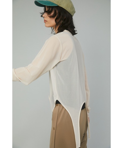 HeRIN.CYE（ヘリンドットサイ）の「Sheer tops (ｼｱｰ ﾄｯﾌﾟｽ)（Tシャツ