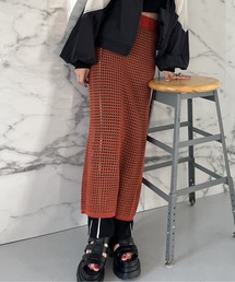 JEANASIS | ハイショクアミニットナロースカート/195784(スカート)