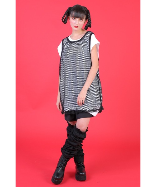 ankoROCK(アンコロック)の「メッシュタンクトップ -スーパービッグ-(タンクトップ・レディース・A・ONE SIZE)」の3枚目の写真
