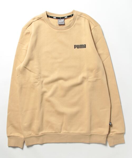 PUMA(プーマ)の「《PUMA》ESS プーマ クルー スウェット FL(スウェット・メンズ・グリーン系その他/ベージュ系その他/ブラック・L/XL/M)」の1枚目の写真