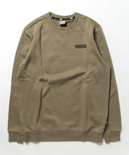 PUMA(プーマ)の「《PUMA》ESS プーマ クルー スウェット FL(スウェット・メンズ・グリーン系その他/ベージュ系その他/ブラック・L/XL/M)」の3枚目の写真