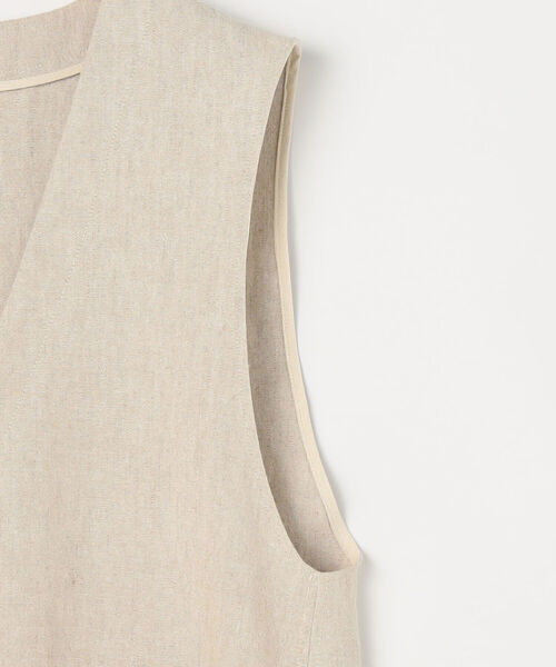 セール】《手洗い可能》コットンリネンベスト（ベスト）｜NOLLEY'S