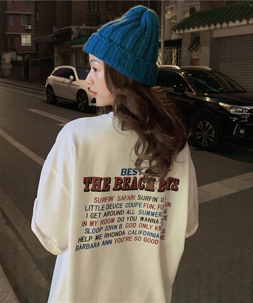 EPICKS(エピックス)の「オーバーシルエットプリントTシャツ(Tシャツ/カットソー・レディース・グレー/ホワイト・MEDIUM/LARGE/X-LARGE)」の6枚目の写真
