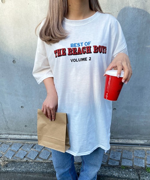 EPICKS(エピックス)の「オーバーシルエットプリントTシャツ(Tシャツ/カットソー・レディース・グレー/ホワイト・MEDIUM/LARGE/X-LARGE)」の19枚目の写真