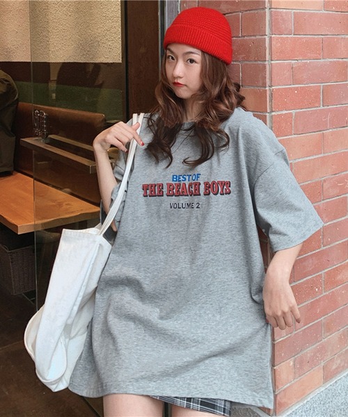 EPICKS(エピックス)の「オーバーシルエットプリントTシャツ(Tシャツ/カットソー・レディース・グレー/ホワイト・MEDIUM/LARGE/X-LARGE)」の9枚目の写真