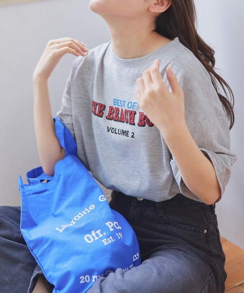 EPICKS(エピックス)の「オーバーシルエットプリントTシャツ(Tシャツ/カットソー・レディース・グレー/ホワイト・MEDIUM/LARGE/X-LARGE)」の18枚目の写真