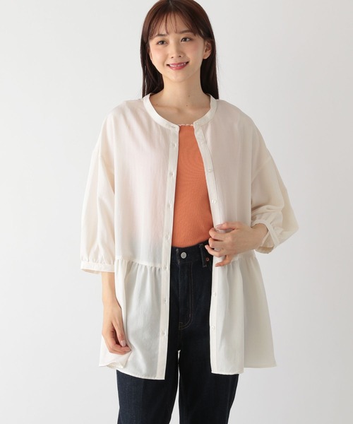 セール】防シワサラサラティアード/177501（シャツ/ブラウス）｜GLOBAL