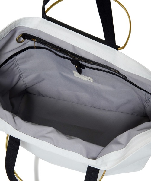 texnh BRASS HANDLE TOTE fabric テクネトートバック texnh（テクネ）の「texnh BRASS HANDLE TOTE / FABRIC（トート