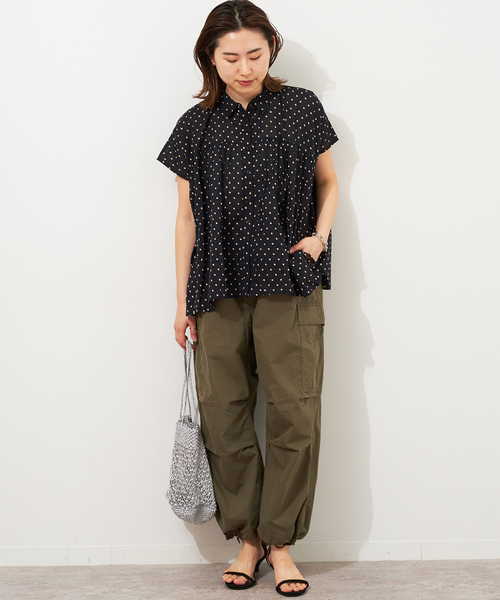 ジャーナルスタンダードレリューム別注 ソイル ドット ブラウスと