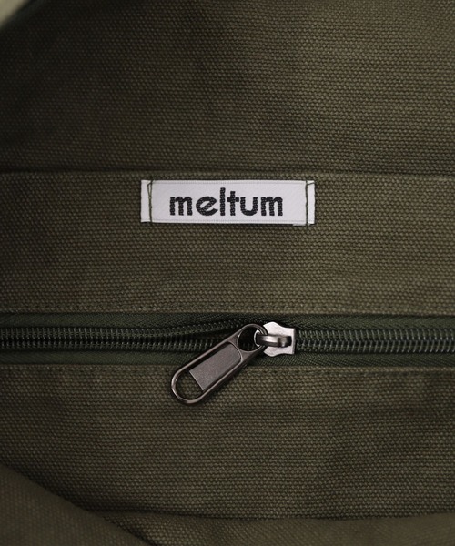 meltum（メルタム）の「【meltum/メルタム】CANVAS SHOULDER BAG - キャンバスショルダーバッグ（メッセンジャーバッグ・メンズ・ブラック/ブラウン系その他/ナチュラル/ブラウン/カーキ・FREE）」の20枚目の写真