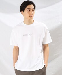 TAKEO KIKUCHI | スクリプトロゴ プリントTシャツ(Tシャツ/カットソー)