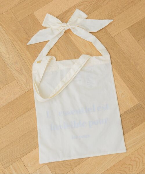 ems excite(エムズエキサイト)の「リボントート(ショルダーバッグ・レディース・ピンク/ナチュラル/ブラック・ONE SIZE)」の6枚目の写真