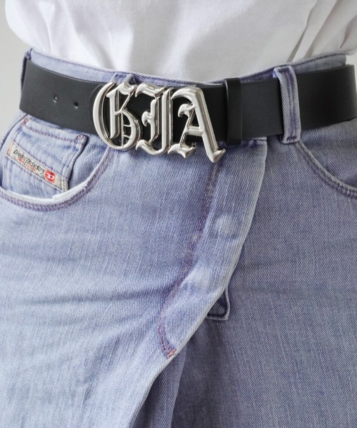 【関税込み】VETEMENTS ブラック メタル ロゴ ベルトバッグ J&M Davidson DAVIDSON ボニー ミニ ベルト BONNY MEDIUM BELT