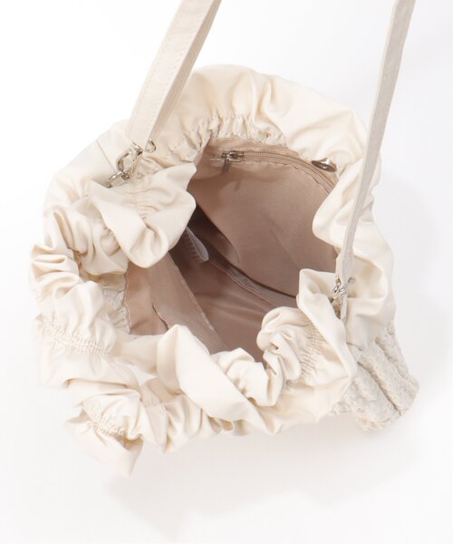 VENCEEXCHANGE（ヴァンスエクスチェンジ）の「オフィリアトートバッグ（ショルダーバッグ・レディース・ブラック/オフホワイト/ピンク・FREE）」の8枚目の写真