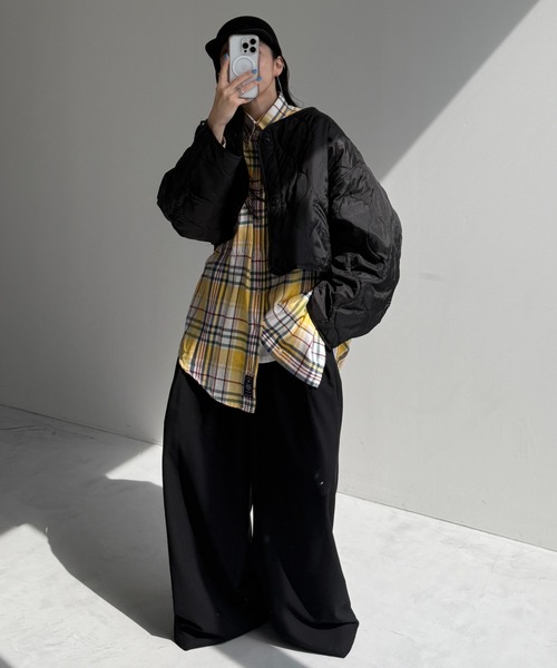 over size quilting liner jacket / オーバーサイズキルティング