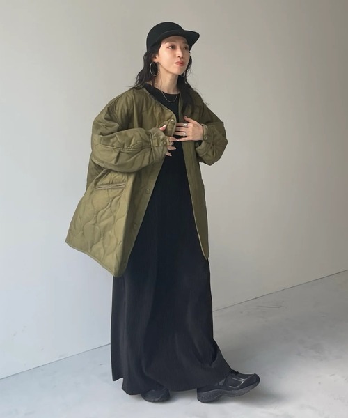 セール】over size quilting liner jacket / オーバーサイズ