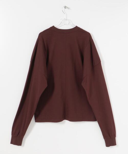 LAATO（ラート）の「PAD LONG TEE（Tシャツ/カットソー・レディース・オフホワイト/ブラウン/グレー・FREE）」の11枚目の写真