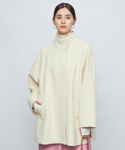 NOLLEY’S（ノーリーズ）の「PONTETORTO スタンドカラーコート（その他アウター・レディース・ブラック/アイボリー/ベージュ・FREE）」の18枚目の写真