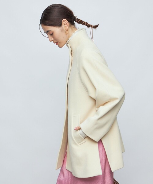 NOLLEY’S（ノーリーズ）の「PONTETORTO スタンドカラーコート（その他アウター・レディース・ブラック/アイボリー/ベージュ・FREE）」の21枚目の写真