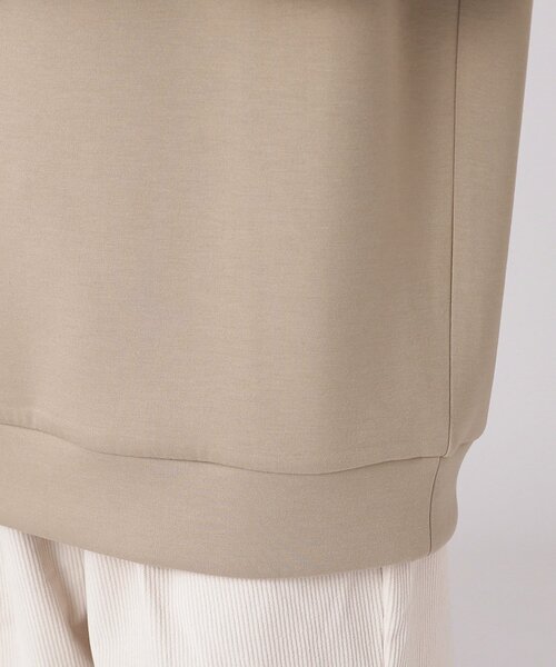 DRESKIP(ドレスキップ)の「◆【体型カバー】なめらかタッチ もちさら抜け衿トップス(スウェット・レディース・ピンク系/サンドベージュ/ブルー/ライトグレー/ブラック・04/02/03)」の6枚目の写真