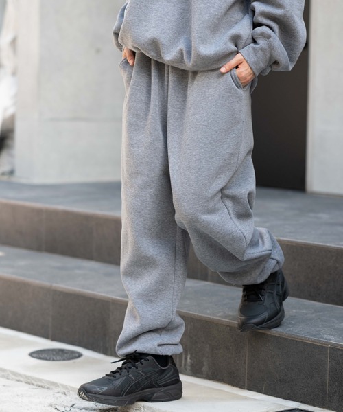 WEGO（ウィゴー）の「WEGO/【大好評により再入荷！WEB限定】スウェットパンツ（スウェットパンツ・メンズ・ブルー/杢グレー/カーキ/ホワイト/ブラック/ダークオレンジ/スミクロ/グレー系その他/ベージュ系その他・MEDIUM/LARGE/X-LARGE）」の6枚目の写真