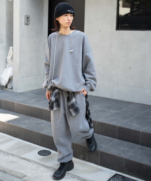 WEGO（ウィゴー）の「WEGO/【大好評により再入荷！WEB限定】スウェットパンツ（スウェットパンツ・メンズ・ブルー/杢グレー/カーキ/ホワイト/ブラック/ダークオレンジ/スミクロ/グレー系その他/ベージュ系その他・MEDIUM/LARGE/X-LARGE）」の18枚目の写真