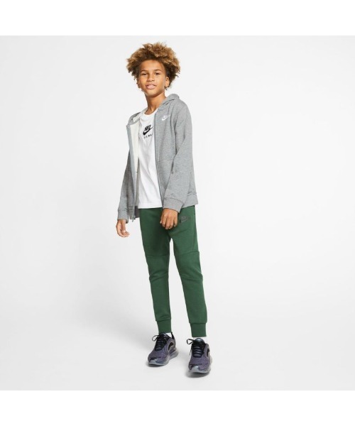 NIKE（ナイキ）の「《NIKEアパレル》ナイキ YTH クラブ フルジップフーディ（パーカー・キッズ・ブラック/グレー・130/140/150/160）」の6枚目の写真