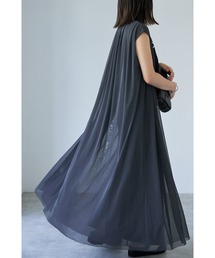 each | チュールロングジレ(その他トップス)