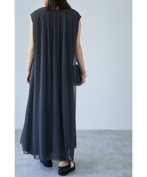 each（イーチ）の「チュールロングジレ（その他トップス・レディース・ブラック/チャコールグレー・FREE）」の13枚目の写真