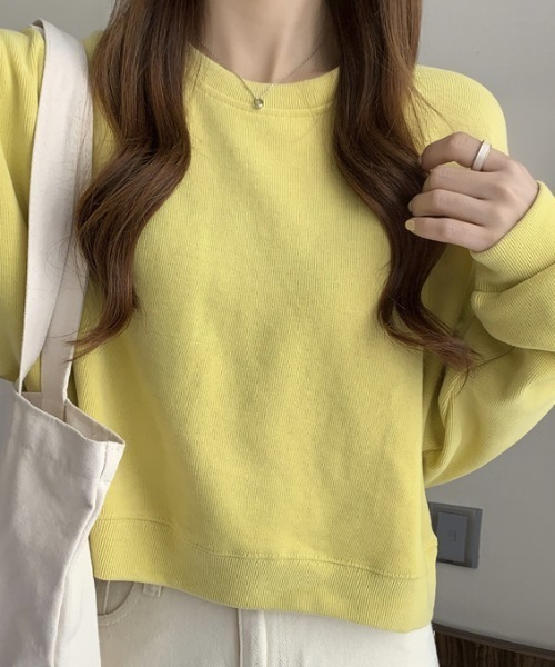 長袖ショート Tシャツデザインセンスニッチトップスオールマッチ