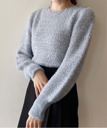 one way | スパンコールラメシャギーニット(ニット/セーター)