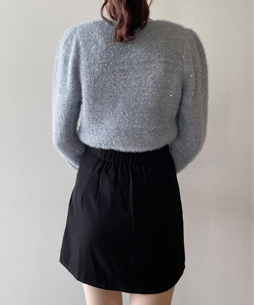 one way（ワンウェイ）の「スパンコールラメシャギーニット（ニット/セーター・レディース・ブルー/ピンク/ベージュ/ホワイト・FREE）」の13枚目の写真