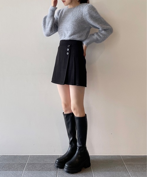 one way（ワンウェイ）の「スパンコールラメシャギーニット（ニット/セーター・レディース・ブルー/ピンク/ベージュ/ホワイト・FREE）」の14枚目の写真