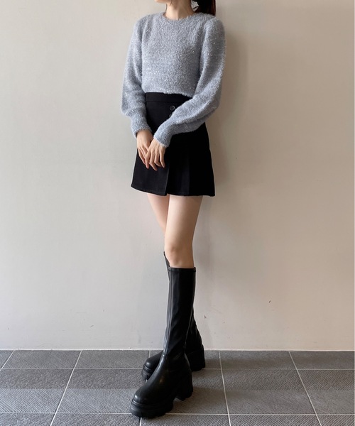 one way（ワンウェイ）の「スパンコールラメシャギーニット（ニット/セーター・レディース・ブルー/ピンク/ベージュ/ホワイト・FREE）」の16枚目の写真