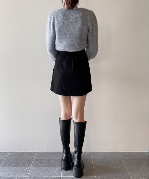 one way（ワンウェイ）の「スパンコールラメシャギーニット（ニット/セーター・レディース・ブルー/ピンク/ベージュ/ホワイト・FREE）」の18枚目の写真