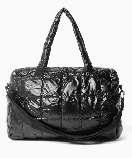 Theater code（シアターコード）の「quilting Boston bag/キルティングバッグ ショルダーバッグ ボストンバッグ ハンドバッグ 2WAY（ショルダーバッグ・メンズ・シルバー/ブラック/ホワイト・FREE）」の13枚目の写真