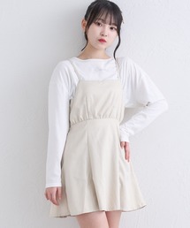 shrita（シュリータ）の「【shrita】バックリボンミニキャミワンピース（ワンピース・キッズ）」