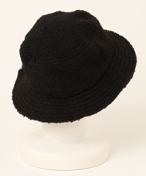 salle de bal（サルデバル）の「POLAR BEAR BANK / ポーラーベアバンク ボア バケットハット ボア トライアングルネーム バケットハット PBB 006 MMI（ハット・レディース・ブラック/グレー/ベージュ/アイボリー/ライトグレー・FREE）」の10枚目の写真