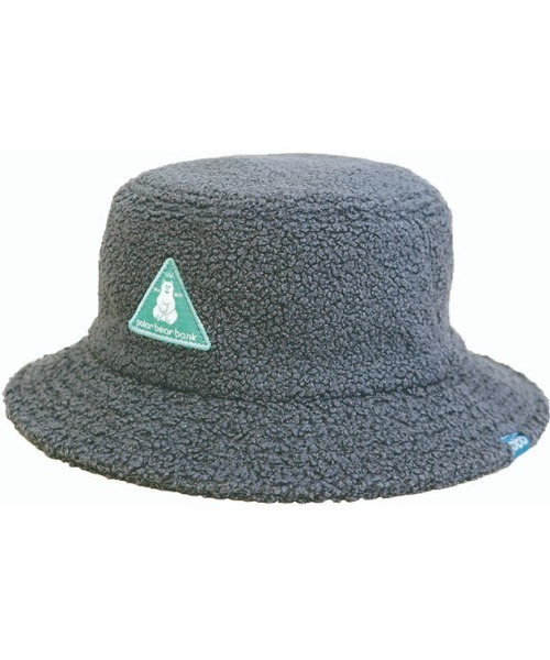 salle de bal（サルデバル）の「POLAR BEAR BANK / ポーラーベアバンク ボア バケットハット ボア トライアングルネーム バケットハット PBB 006 MMI（ハット・レディース・ブラック/グレー/ベージュ/アイボリー/ライトグレー・FREE）」の11枚目の写真