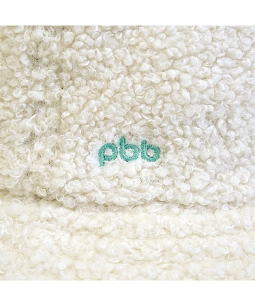 salle de bal（サルデバル）の「POLAR BEAR BANK / ポーラーベアバンク ボア バケットハット ボア トライアングルネーム バケットハット PBB 006 MMI（ハット・レディース・ブラック/グレー/ベージュ/アイボリー/ライトグレー・FREE）」の8枚目の写真