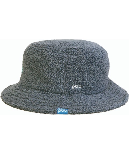 salle de bal（サルデバル）の「POLAR BEAR BANK / ポーラーベアバンク ボア バケットハット ボア トライアングルネーム バケットハット PBB 006 MMI（ハット・レディース・ブラック/グレー/ベージュ/アイボリー/ライトグレー・FREE）」の12枚目の写真