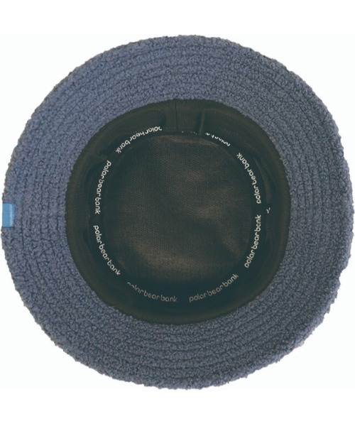 salle de bal（サルデバル）の「POLAR BEAR BANK / ポーラーベアバンク ボア バケットハット ボア トライアングルネーム バケットハット PBB 006 MMI（ハット・レディース・ブラック/グレー/ベージュ/アイボリー/ライトグレー・FREE）」の6枚目の写真