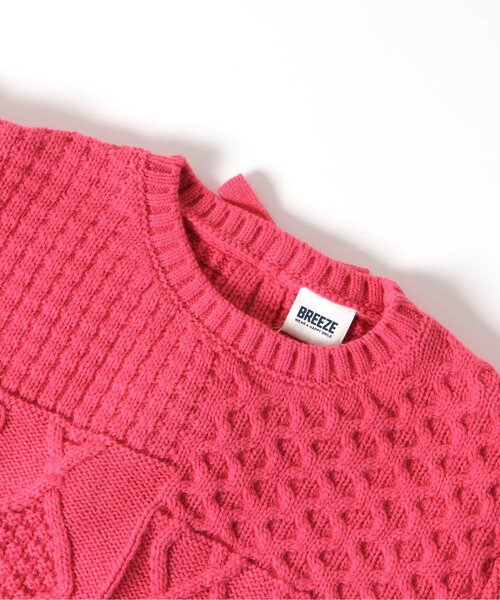 BREEZE（ブリーズ）の「2Pニットセット（ニット/セーター・キッズ・アイボリー/パープル/ピンク・90/140/100/120）」の18枚目の写真