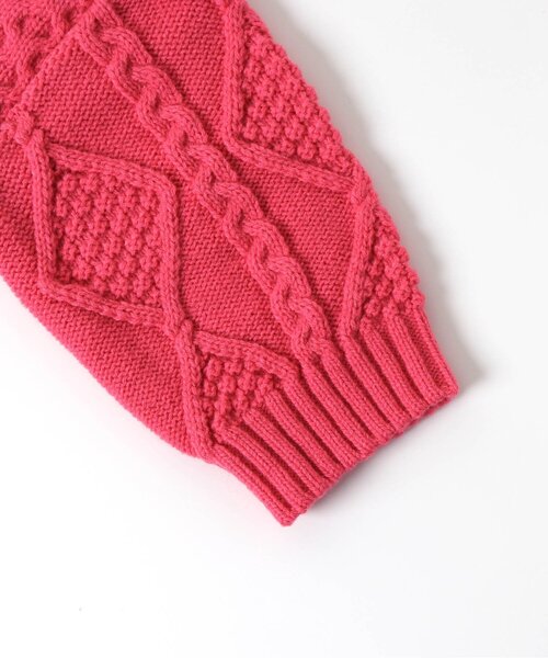 BREEZE（ブリーズ）の「2Pニットセット（ニット/セーター・キッズ・アイボリー/パープル/ピンク・90/140/100/120）」の20枚目の写真