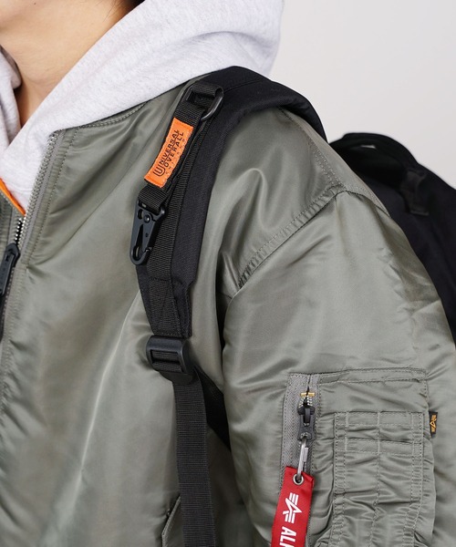 UNIVERSAL OVERALL(ユニバーサルオーバーオール)の「UNIVERSAL OVERALL/ユニバーサルオーバーオール DAILY RUCKSACK リュック バックパック(バックパック/リュック・メンズ・バーガンディー/チャコールグレー/ブルー/ブラック・FREE)」の7枚目の写真