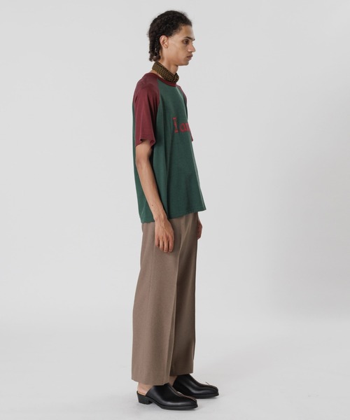 SASQUATCHfabrix.(サスクワァッチファブリックス)の「“I and I” 2TONE H/S T-SHIRT(Tシャツ/カットソー・メンズ・イエロー/ネイビー/ダークグリーン・L/M)」の8枚目の写真